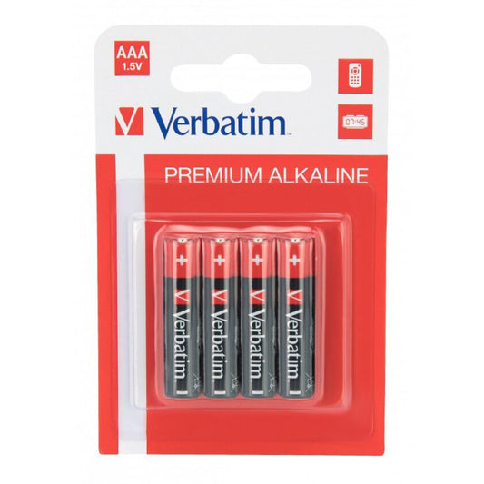 Verbatim Premium -paristo, AAA / LR3, 4 kappaleen setti 49920