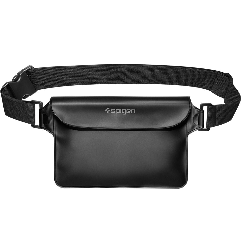 Spigen A621 Universalinen vedenpitävä laukku ja suojakotelo, musta AMP04533