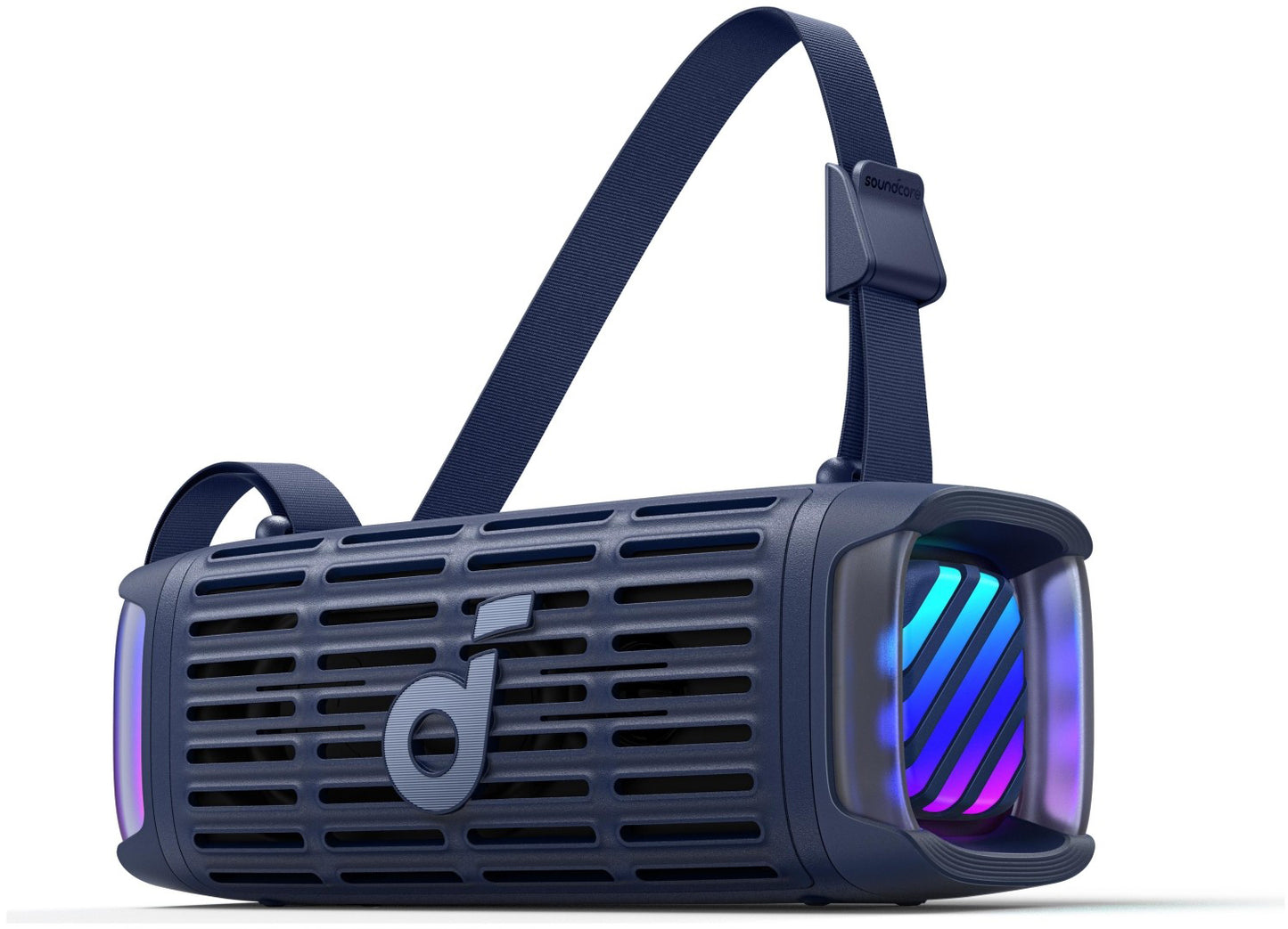 Anker SoundCore Boom 3i kannettava Bluetooth-kaiutin, 50W, RGB, vedenkestävä, sininen D5100030