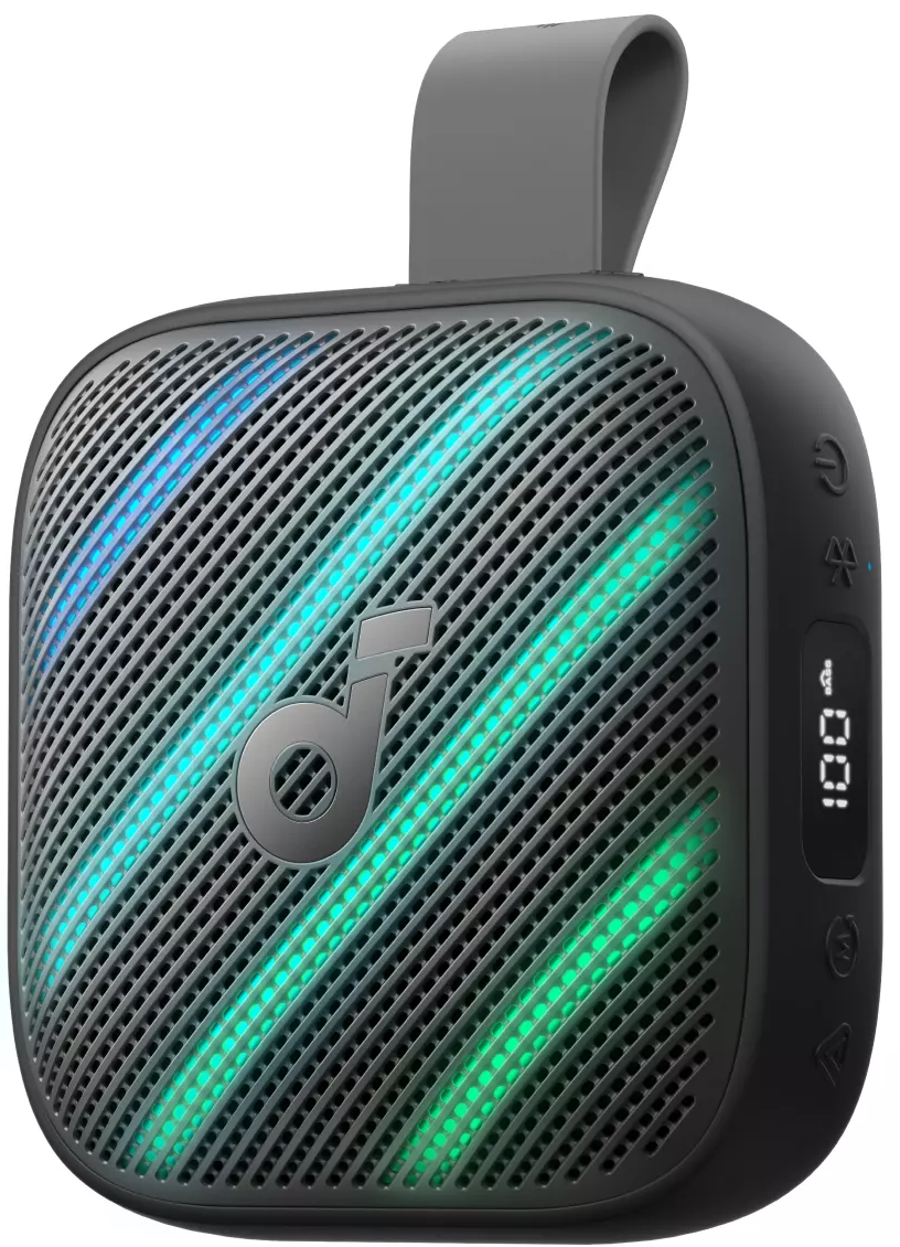 Kannettava Bluetooth-kaiutin Anker SoundCore Boom Go 3i, 15W, TWS, RGB, vedenpitävä, musta D5103010