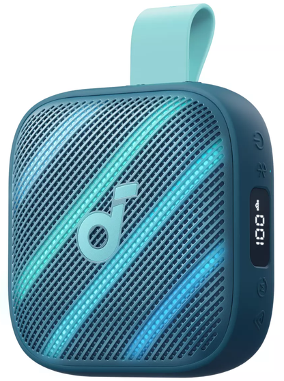 Kannettava Bluetooth-kaiutin Anker SoundCore Boom Go 3i, 15W, TWS, RGB, vedenpitävä, sininen D5103030