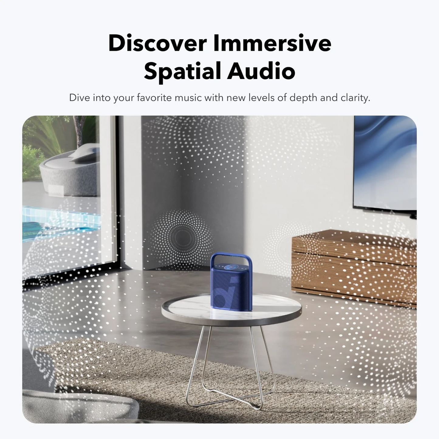 Anker SoundCore Motion X500 kannettava Bluetooth-kaiutin, 40W, vedenkestävä, vaaleanpunainen A3131051