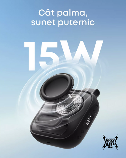 Kannettava Bluetooth-kaiutin Anker SoundCore Boom Go 3i, 15W, TWS, RGB, vedenpitävä, musta D5103010