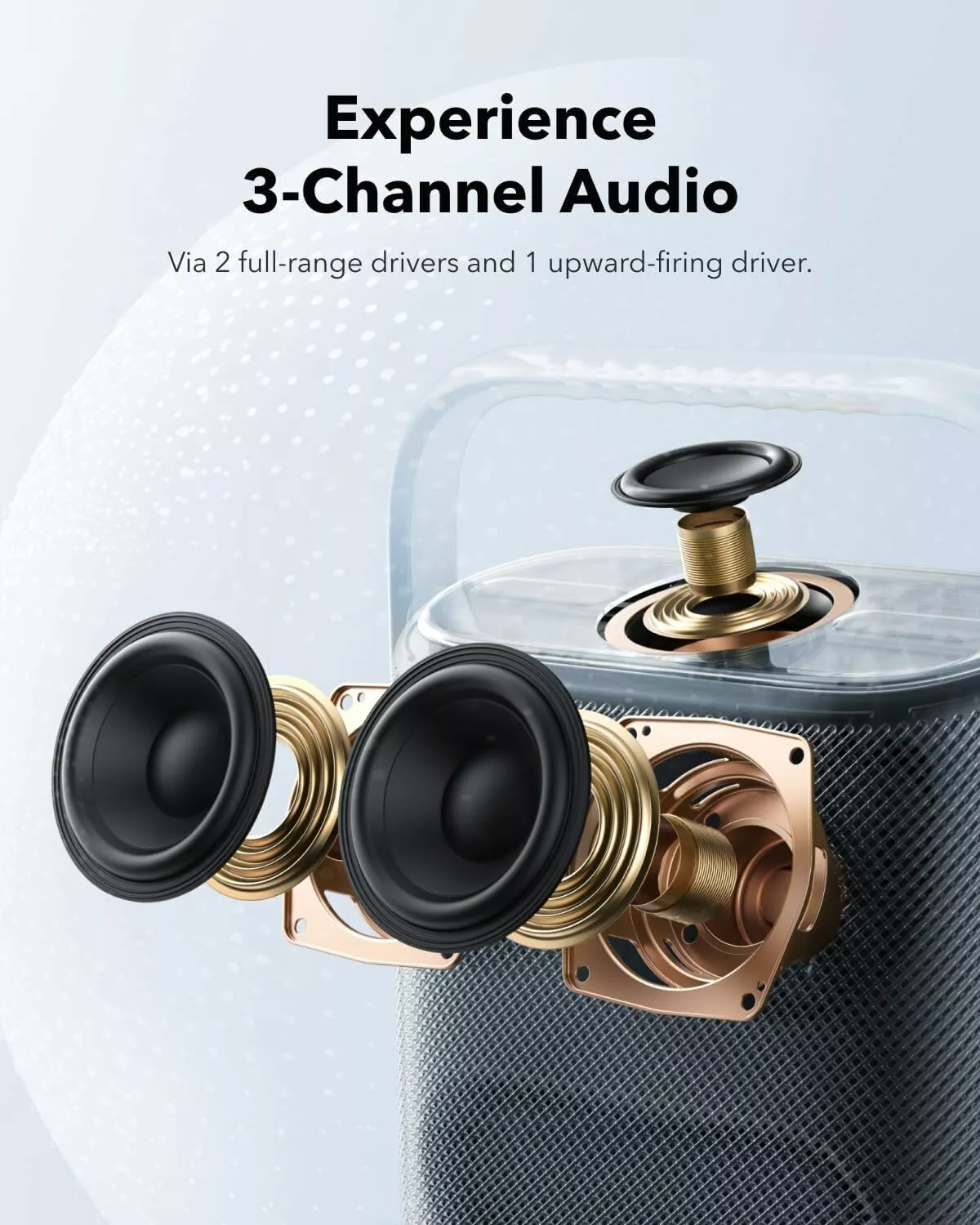 Kannettava Bluetooth-kaiutin Anker SoundCore Motion X500, 40W, vedenpitävä, musta A3131011