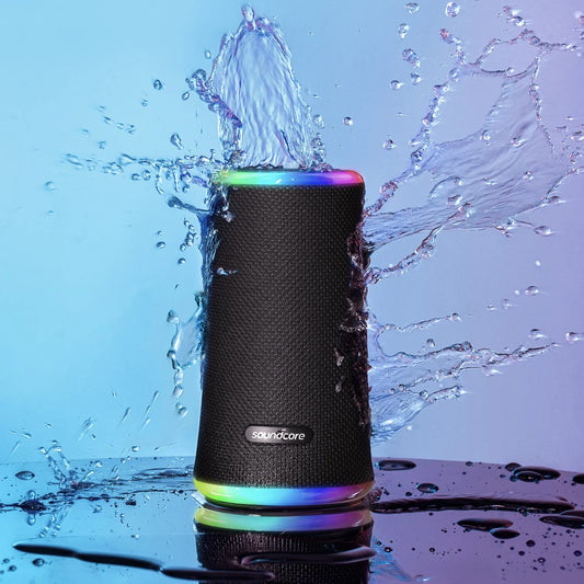 Anker SoundCore Flare 2 Bluetooth-kaiutin, 20W, RGB, Vedenkestävä, Musta A3165G11