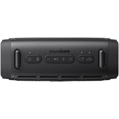 Anker SoundCore Boom 3i kannettava Bluetooth-kaiutin, 50W, RGB, vedenkestävä, musta D5100010