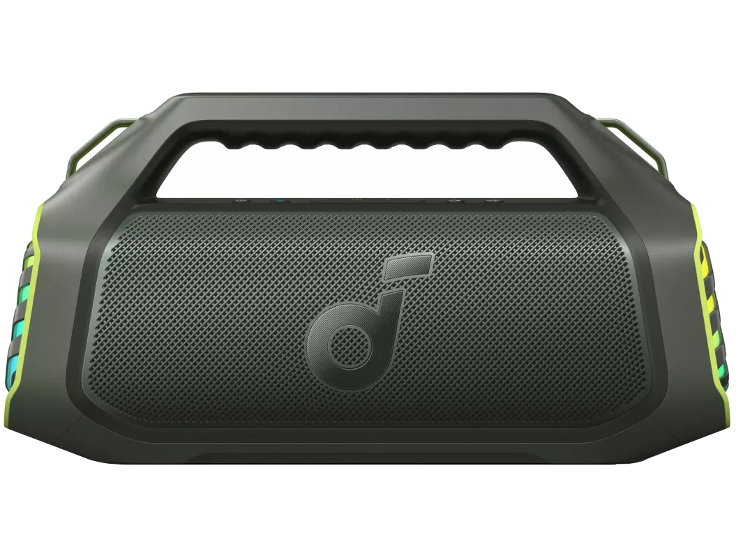 Kannettava Bluetooth-kaiutin Anker SoundCore Boom 2 Plus Uusi versio, 140W, TWS, RGB, vedenpitävä, vihreä A3134062