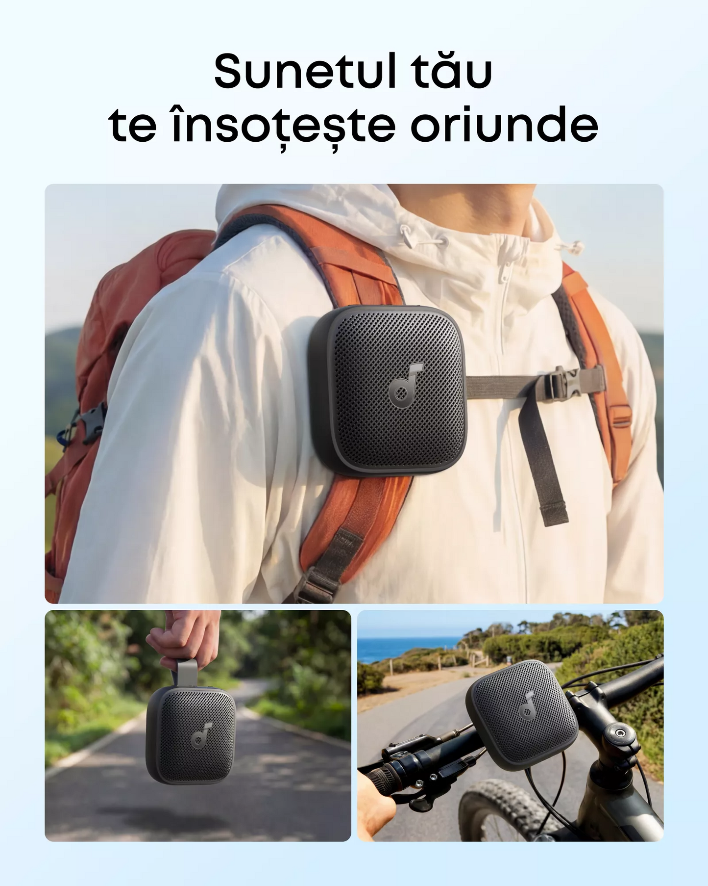 Kannettava Bluetooth-kaiutin Anker SoundCore Boom Go 3i, 15W, TWS, RGB, vedenpitävä, musta D5103010