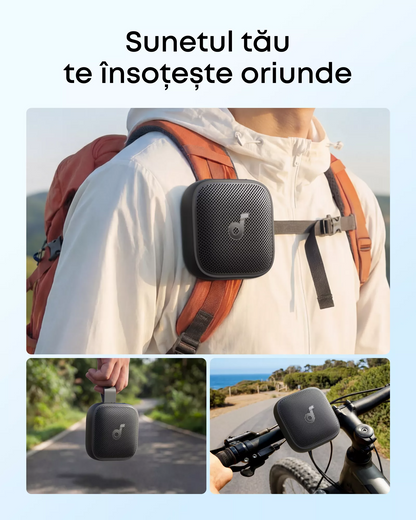 Kannettava Bluetooth-kaiutin Anker SoundCore Boom Go 3i, 15W, TWS, RGB, vedenpitävä, musta D5103010