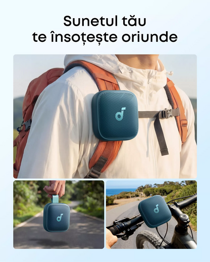 Kannettava Bluetooth-kaiutin Anker SoundCore Boom Go 3i, 15W, TWS, RGB, vedenpitävä, sininen D5103030