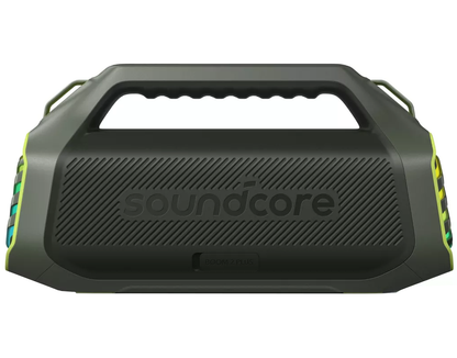 Kannettava Bluetooth-kaiutin Anker SoundCore Boom 2 Plus Uusi versio, 140W, TWS, RGB, vedenpitävä, vihreä A3134062