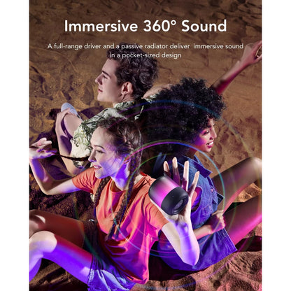 Kannettava Bluetooth-kaiutin Anker SoundCore Glow Mini, 8W, RGB, vedenpitävä, musta A3136G11 