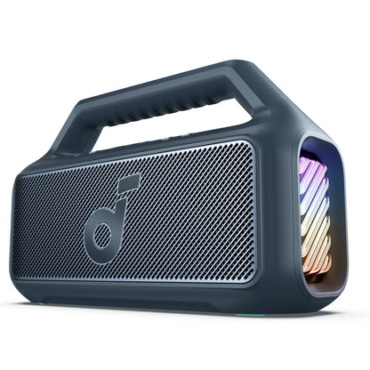 Kannettava Bluetooth-kaiutin Anker SoundCore Boom 2, 80W, TWS, RGB, Vedenkestävä, Sininen A3138031