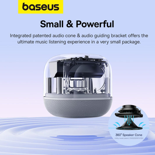 Bluetooth-kaiutin Baseus AeQur V2, Valkoinen