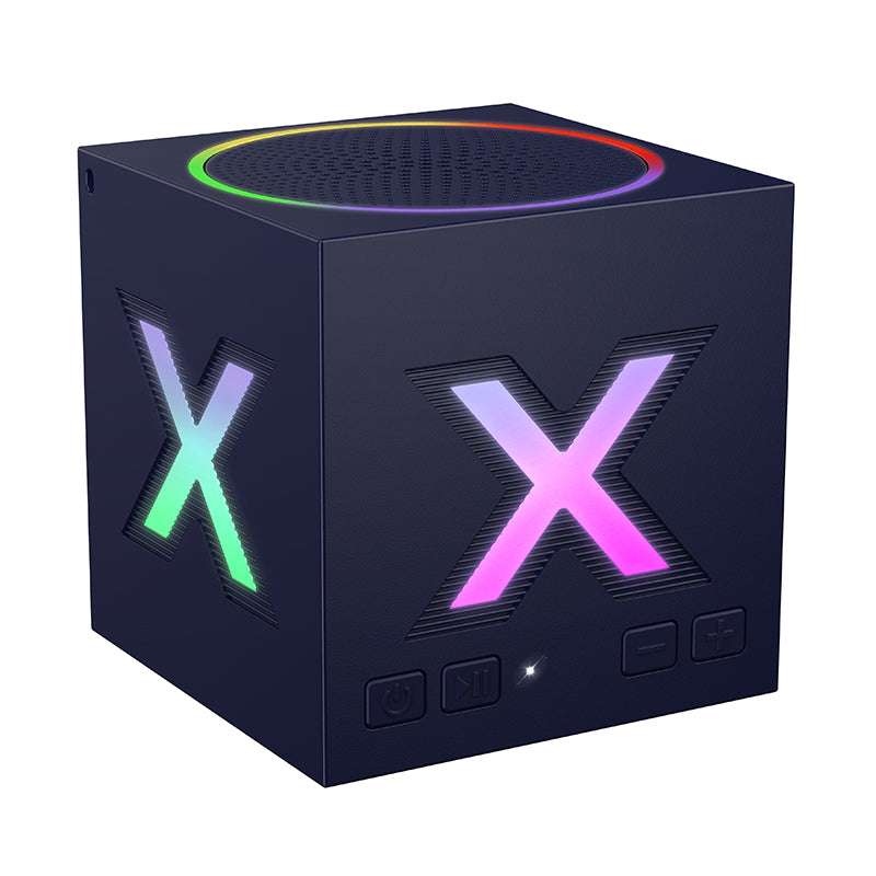 Borofone BR101 Rubik Bluetooth-kannettava kaiutin, 5W, TWS, RGB, sininen