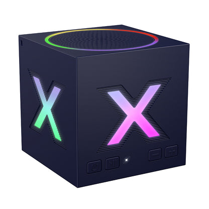Borofone BR101 Rubik Bluetooth-kannettava kaiutin, 5W, TWS, RGB, sininen