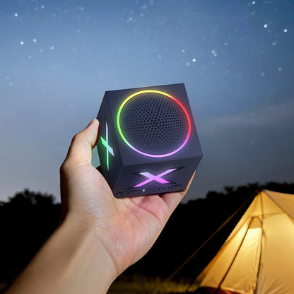 Borofone BR101 Rubik Bluetooth-kannettava kaiutin, 5W, TWS, RGB, sininen