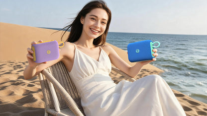 Kannettava Bluetooth-kaiutin Bugani Rove Go 5, 12W, TWS, vedenpitävä, sininen