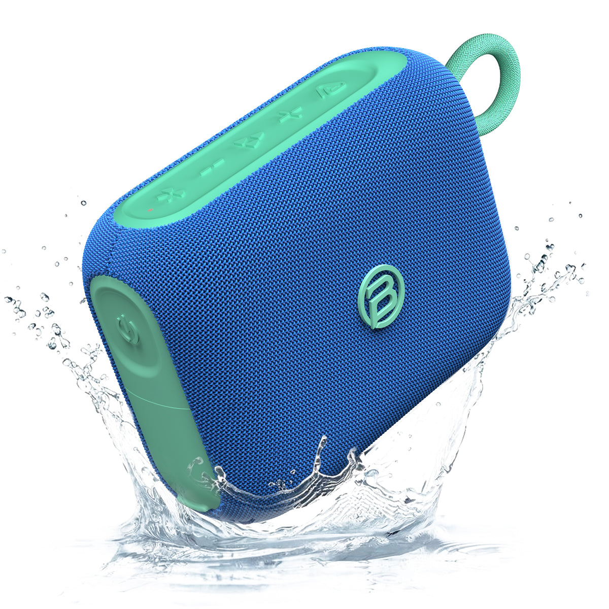 Kannettava Bluetooth-kaiutin Bugani Rove Go 5, 12W, TWS, vedenpitävä, sininen