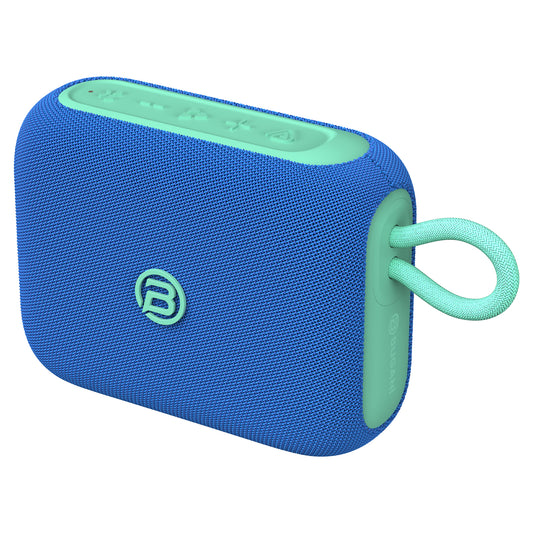 Kannettava Bluetooth-kaiutin Bugani Rove Go 5, 12W, TWS, vedenpitävä, sininen