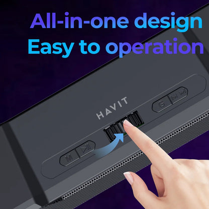 Bluetooth-kaiutin HAVIT SK772BT, 10W, Musta