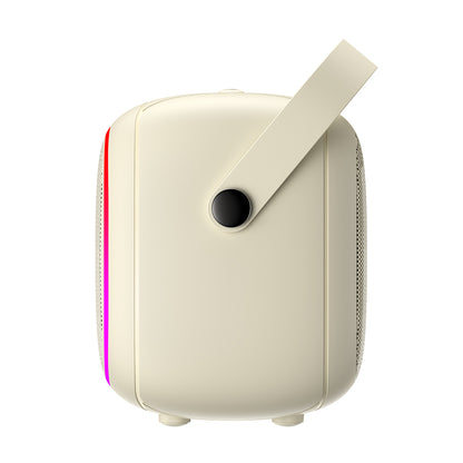 Kannettava Bluetooth-kaiutin HAVIT SK818BT Karaoke, 5W, RGB, Vedenkestävä, Beige