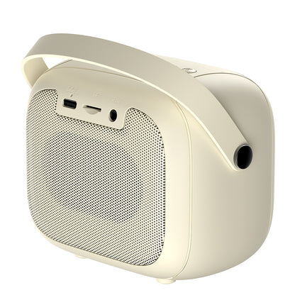 Kannettava Bluetooth-kaiutin HAVIT SK818BT Karaoke, 5W, RGB, Vedenkestävä, Beige