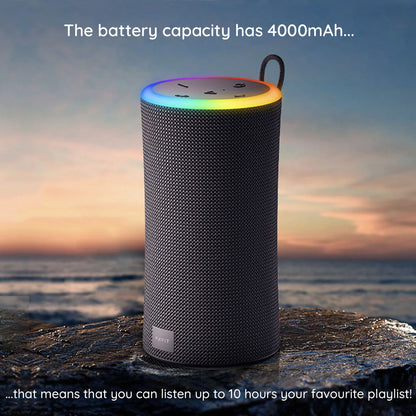 Kannettava Bluetooth-kaiutin HAVIT SK833BT, 2 x 10W, RGB, Vedenkestävä, Musta
