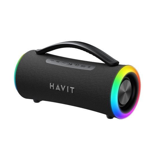 Kannettava Bluetooth-kaiutin HAVIT SK834BT, 2 x 5W, RGB, Vedenkestävä, Musta
