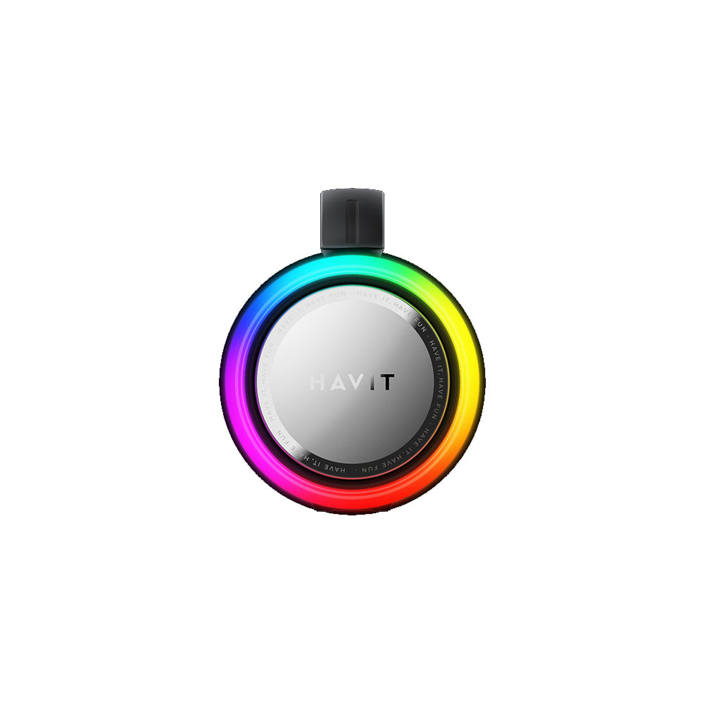 Kannettava Bluetooth-kaiutin HAVIT SK834BT, 2 x 5W, RGB, Vedenkestävä, Musta