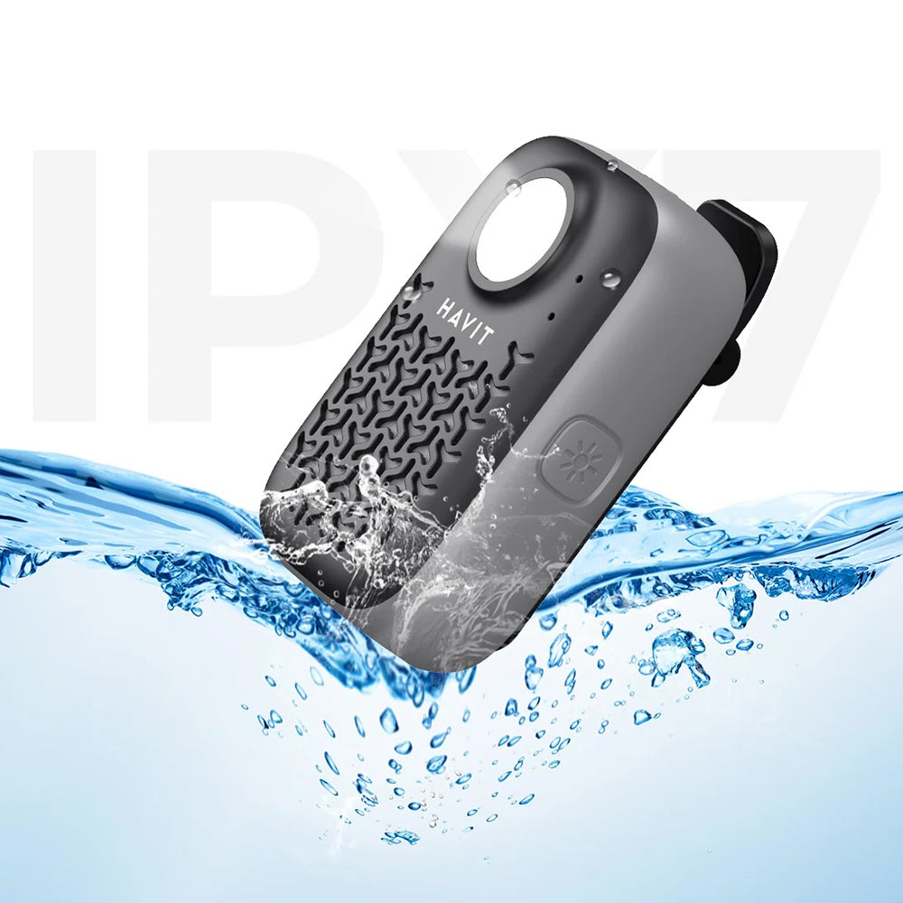 Kannettava Bluetooth-kaiutin HAVIT SK868BT, 5W, Vedenkestävä, Musta