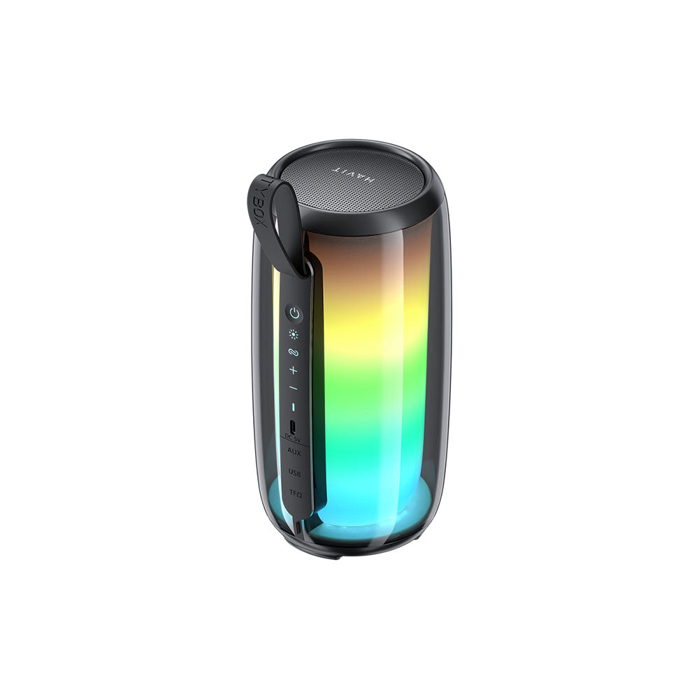Kannettava Bluetooth-kaiutin HAVIT SK879BT, 8W, RGB, Vedenkestävä, Musta