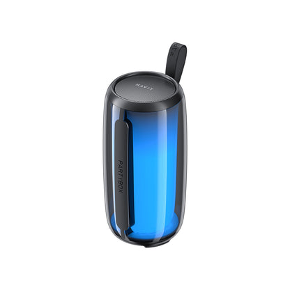 HAVIT SK879BT Portable Bluetooth Speaker, 8W, RGB, Waterproof, Black
