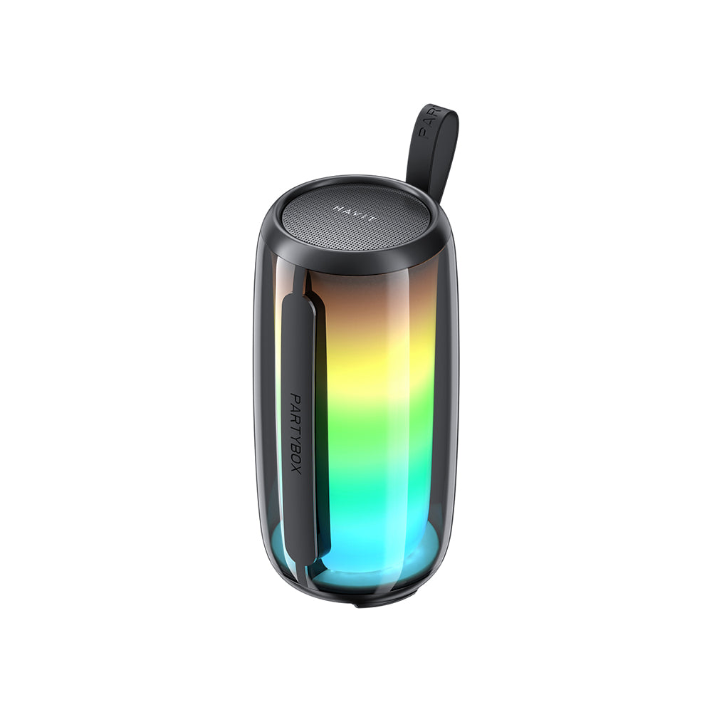 Kannettava Bluetooth-kaiutin HAVIT SK879BT, 8W, RGB, Vedenkestävä, Musta