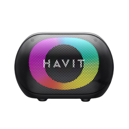 Kannettava Bluetooth-kaiutin HAVIT SK885BT, 8W, RGB, Vedenkestävä, Musta