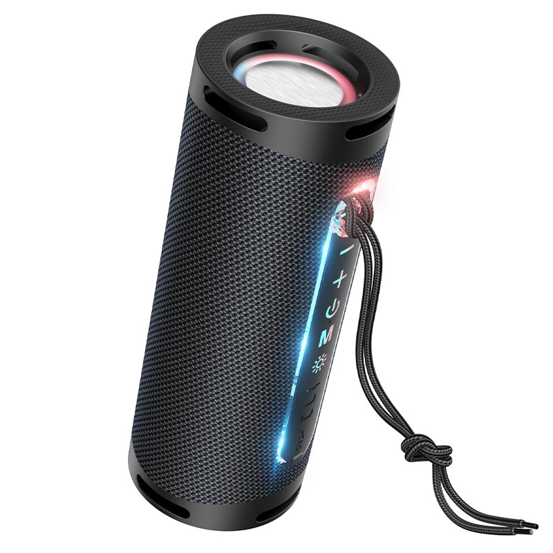 HOCO HC9 Dazzling Pulse Sports kannettava Bluetooth-kaiutin, 10W, TWS, RGB, musta