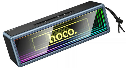 Kannettava Bluetooth-kaiutin HOCO HC40, 2 x 10W, TWS, RGB, Musta