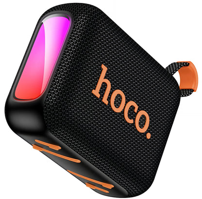 Kannettava Bluetooth-kaiutin HOCO HC31, 10W, TWS, RGB, Vedenkestävä, Musta
