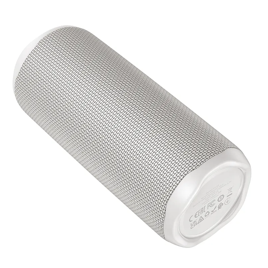 Kannettava Bluetooth-kaiutin HOCO HC50, 8W, TWS, RGB, Vedenkestävä, Valkoinen