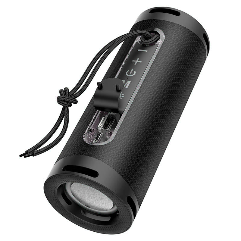 HOCO HC9 Dazzling Pulse Sports kannettava Bluetooth-kaiutin, 10W, TWS, RGB, musta