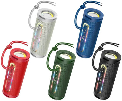 Kannettava Bluetooth-kaiutin HOCO HC9 Dazzling Pulse Sports, 10W, TWS, RGB, Sininen
