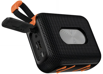 Kannettava Bluetooth-kaiutin HOCO HC31, 10W, TWS, RGB, Vedenkestävä, Musta
