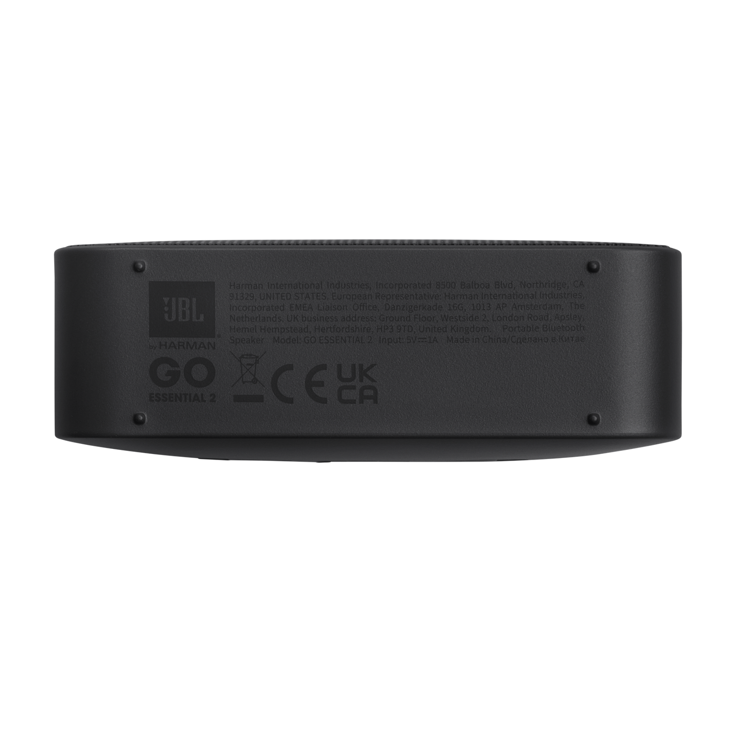 Kannettava Bluetooth-kaiutin JBL Go Essential 2, 3.1W, Pro Sound, Vedenkestävä, Musta JBLGOES2BLKCN