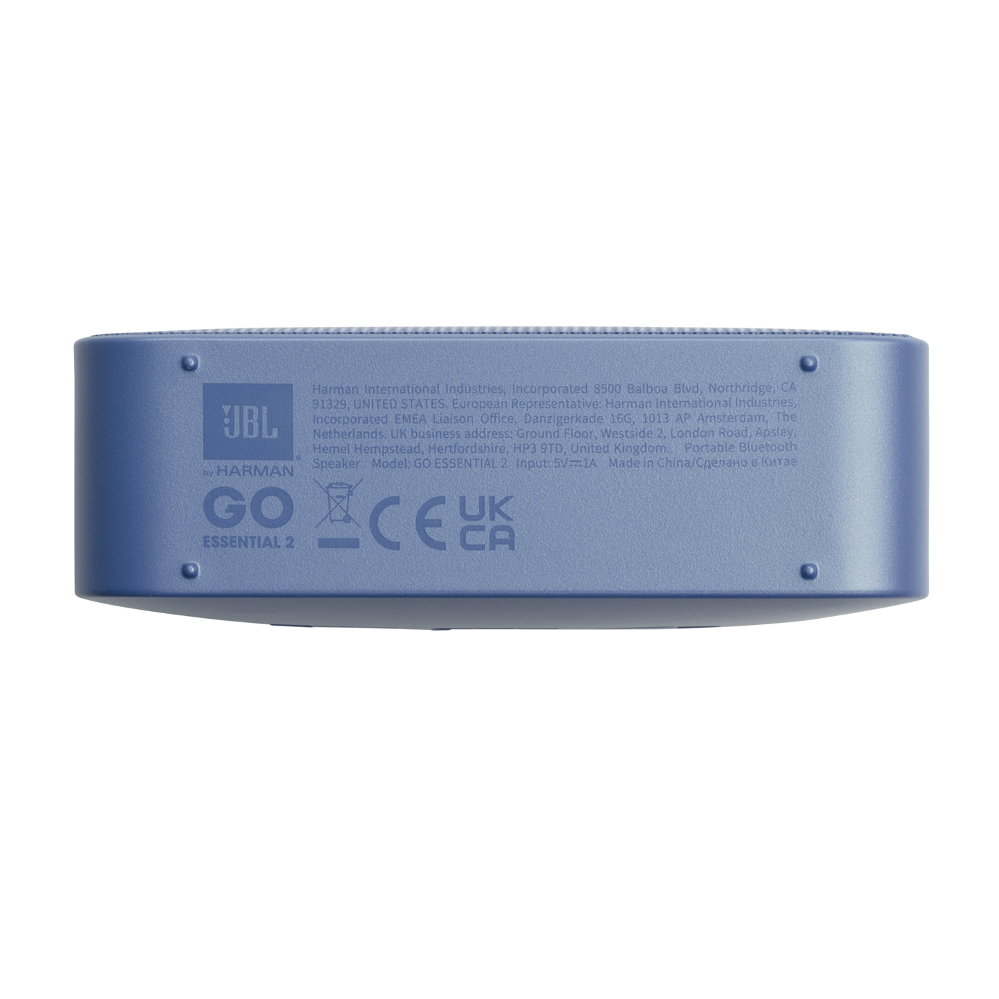 Kannettava Bluetooth-kaiutin JBL Go Essential 2, 3.1W, Pro Sound, Vedenkestävä, Sininen JBLGOES2BLUCN