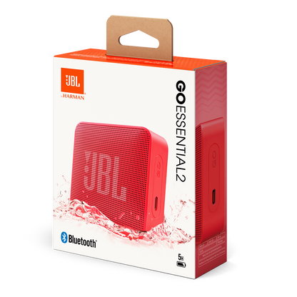 Kannettava Bluetooth-kaiutin JBL Go Essential 2, 3.1W, Pro Sound, Vedenkestävä, Punainen JBLGOES2REDCN