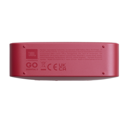 Kannettava Bluetooth-kaiutin JBL Go Essential 2, 3.1W, Pro Sound, Vedenkestävä, Punainen JBLGOES2REDCN