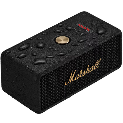 Kannettava Bluetooth-kaiutin Marshall Emberton II, 20W, vedenpitävä, musta-kultainen