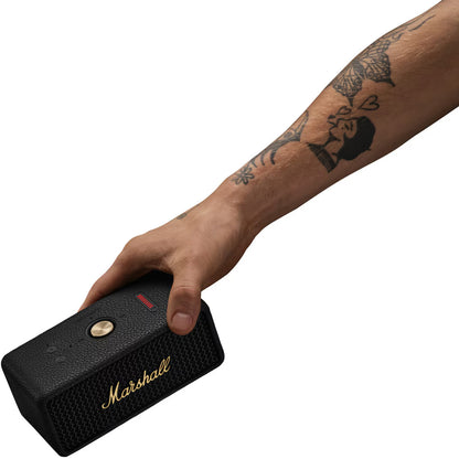 Kannettava Bluetooth-kaiutin Marshall Emberton II, 20W, vedenpitävä, musta-kultainen