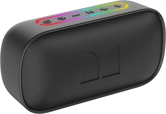 Kannettava Bluetooth-kaiutin Monster S150, 14W, TWS, RGB, vedenkestävä, musta