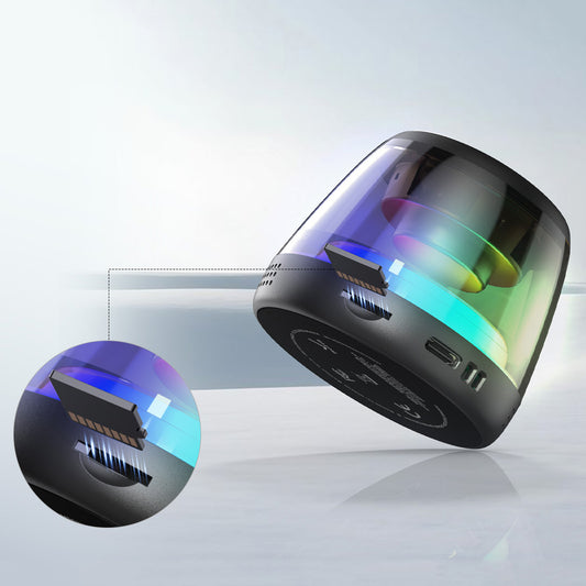 Kannettava Bluetooth-kaiutin Monster Mag Flux, 5W, TWS, RGB, Musta